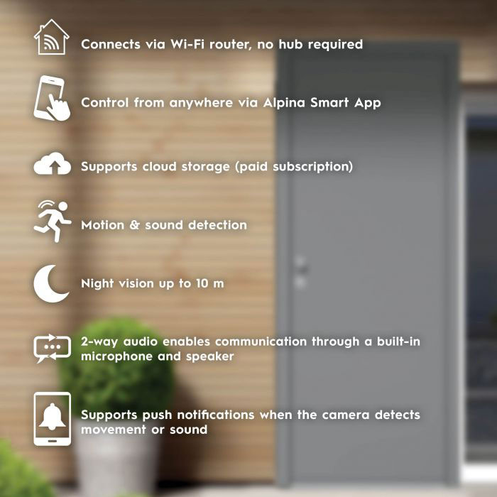 ALPINA SMART VIDEO DOORBELL 