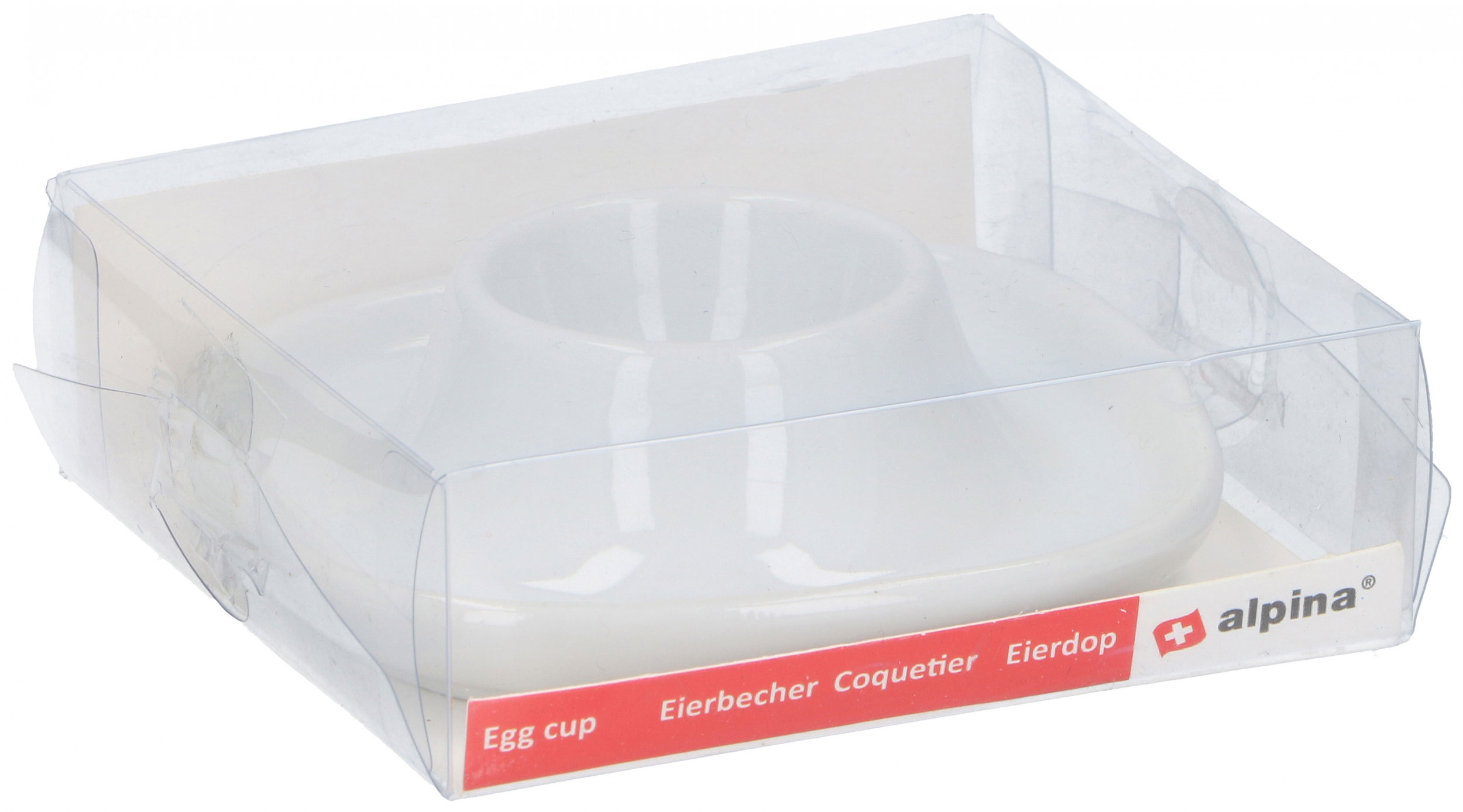 ALPINA EGG HOLDER 10X10X3CM WHITE