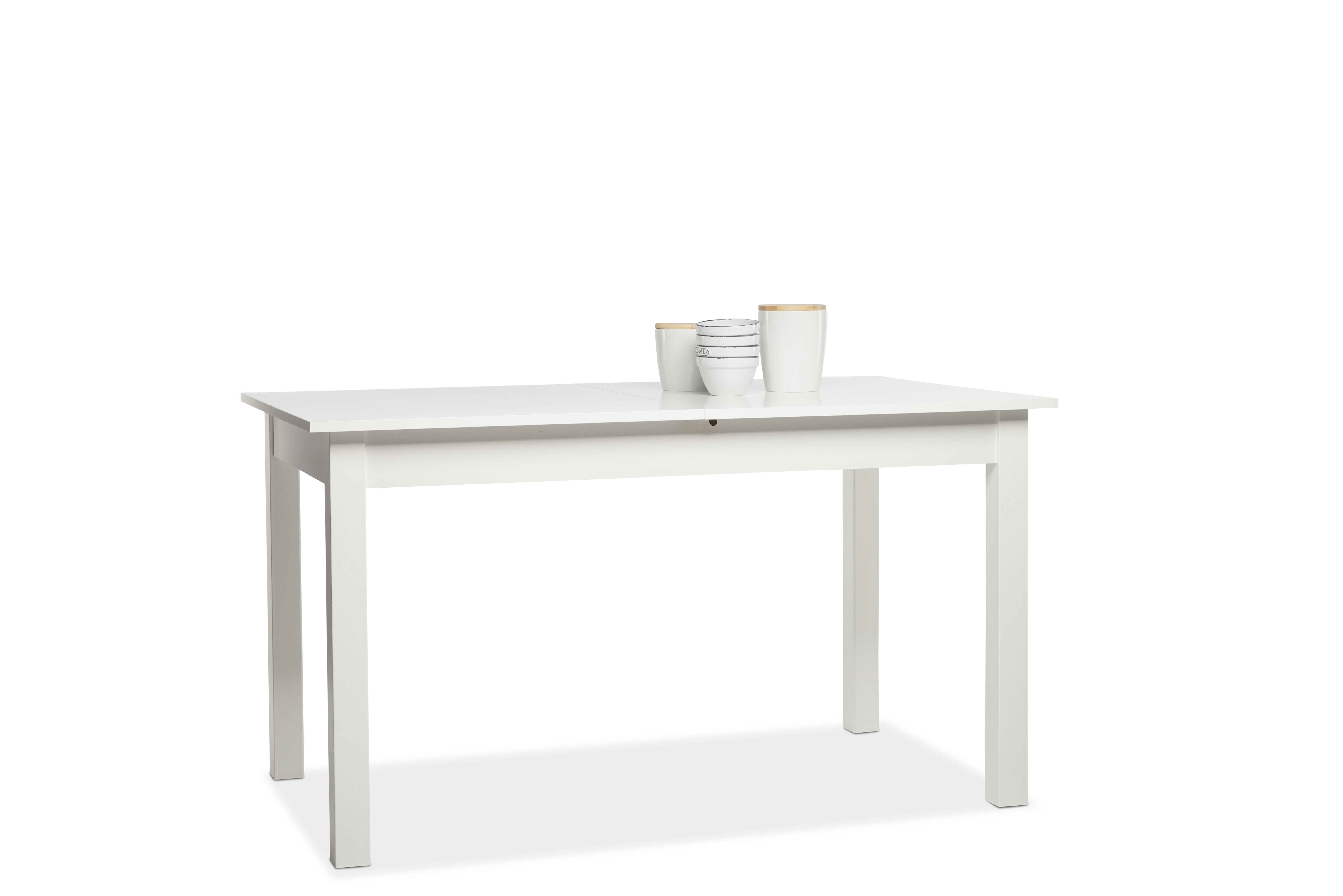 FINORI COBURG 140-180CM EXTENDABLE TABLE WHITE