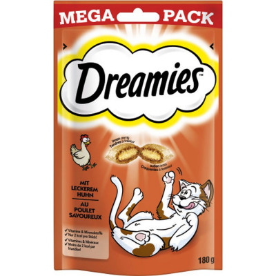 DREAMIES CAT TREATS CHICKEN 180GR