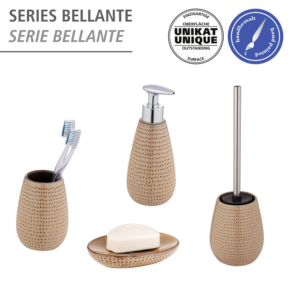 WENKO BELLANTE TOILET BRUSH SILICONE SAND