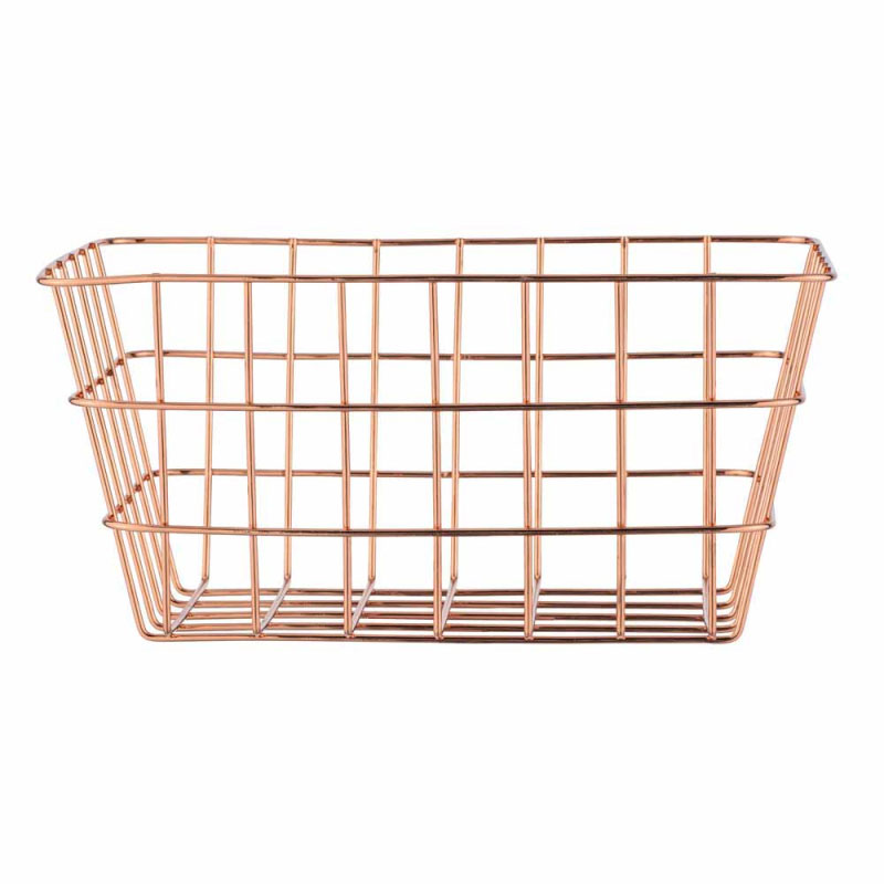 WENKO VIANA BATHROOM BASKET COPPER