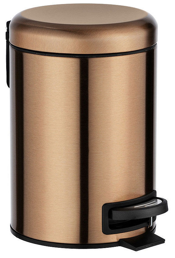 WENKO PEDAL BIN LEMAN 3L METALLIC COPPER