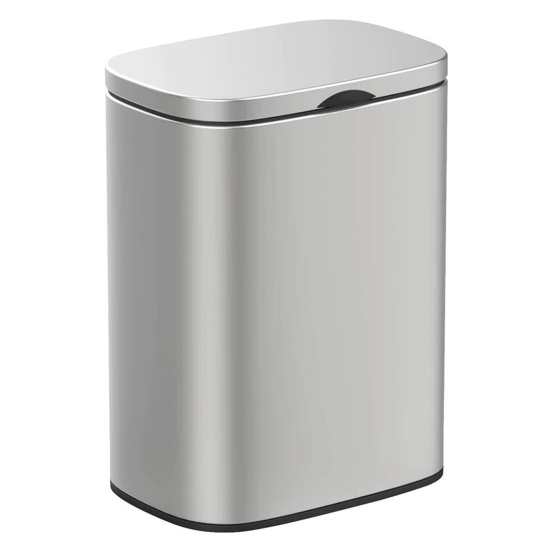 WENKO SARE WALL MOUNTED BIN 5L MATT STEEL