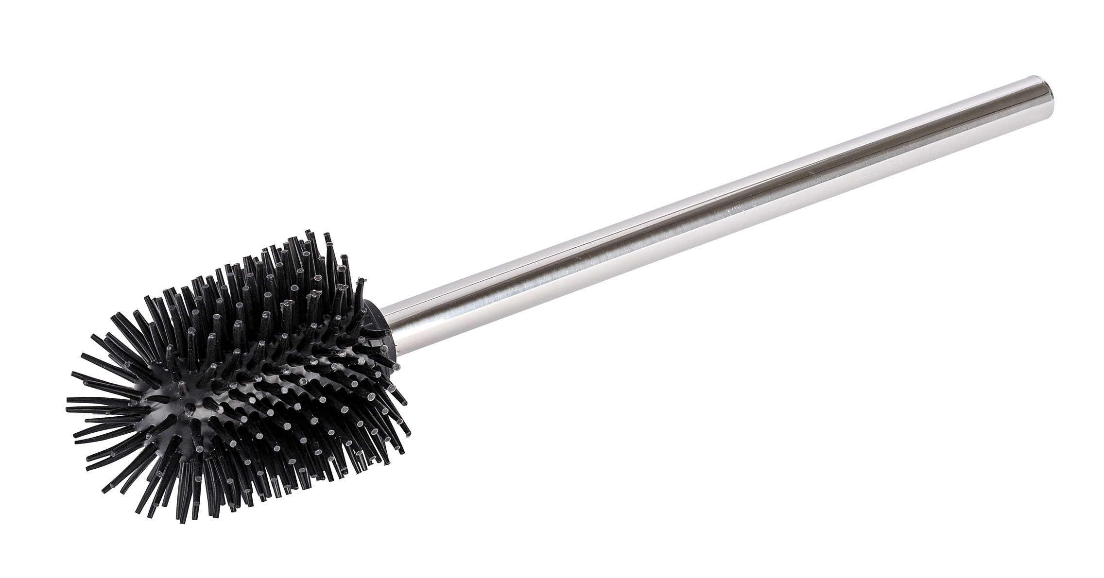 WENKO SILICONE REPLACEMENT BRUSH STAINLESS STEEL HANDLE BLACK