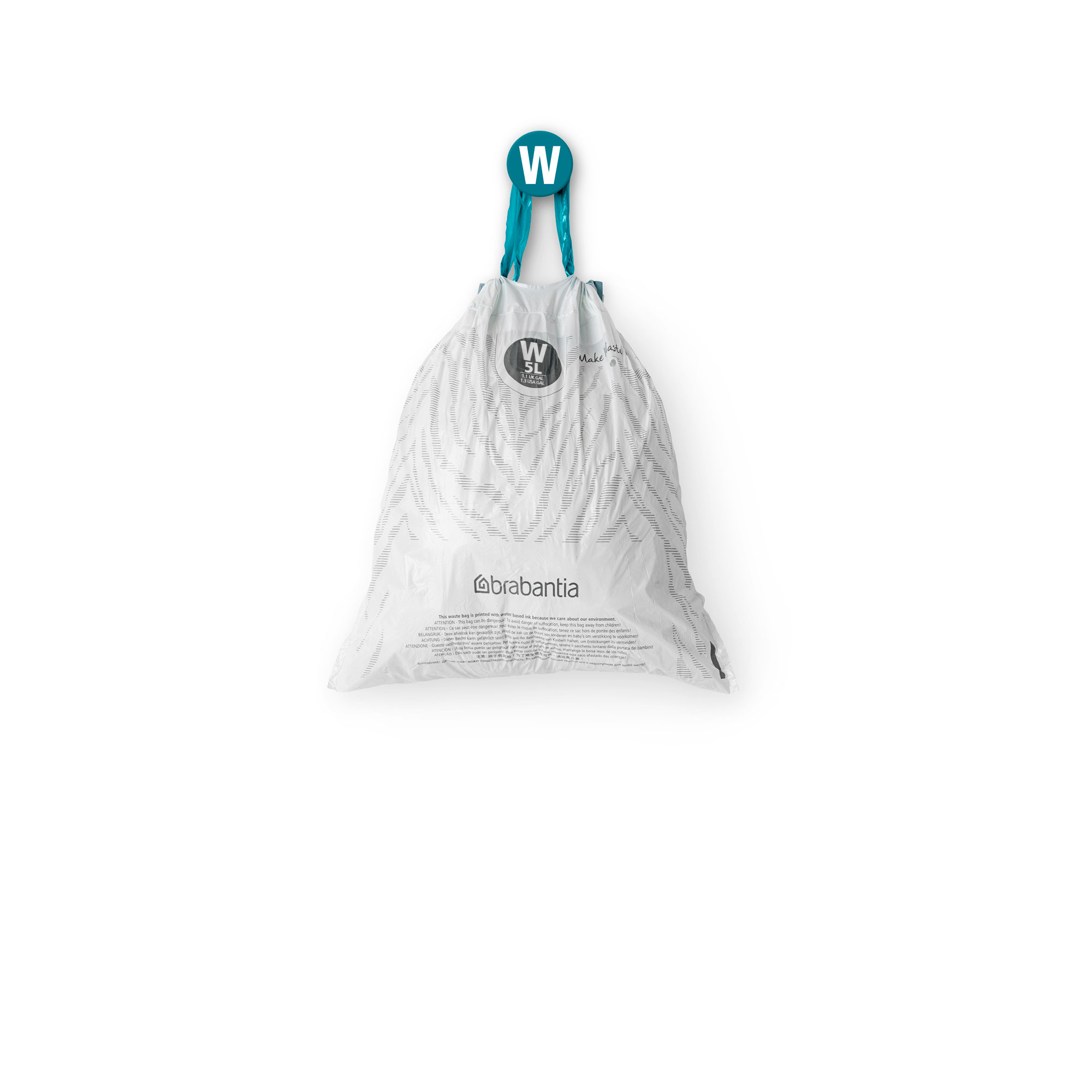 BRABANTIA PERFECTFIT BIN BAGS CODE W SIZE 5L 20PCS