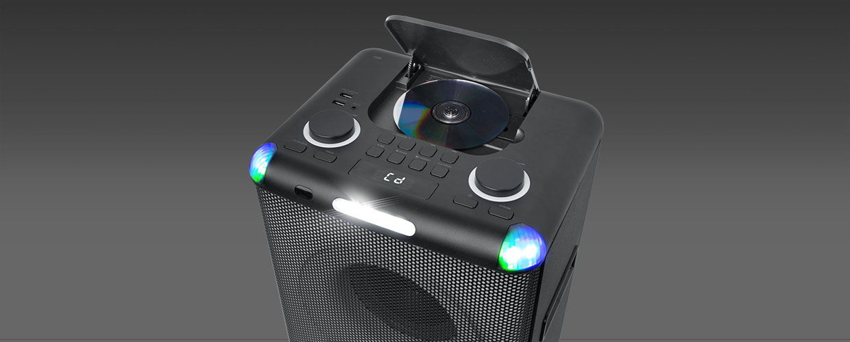 MUSE M-1958 DJ BLUETOOTH HXEIO ΚΑΡΑΟΚΕ CD USB 500W