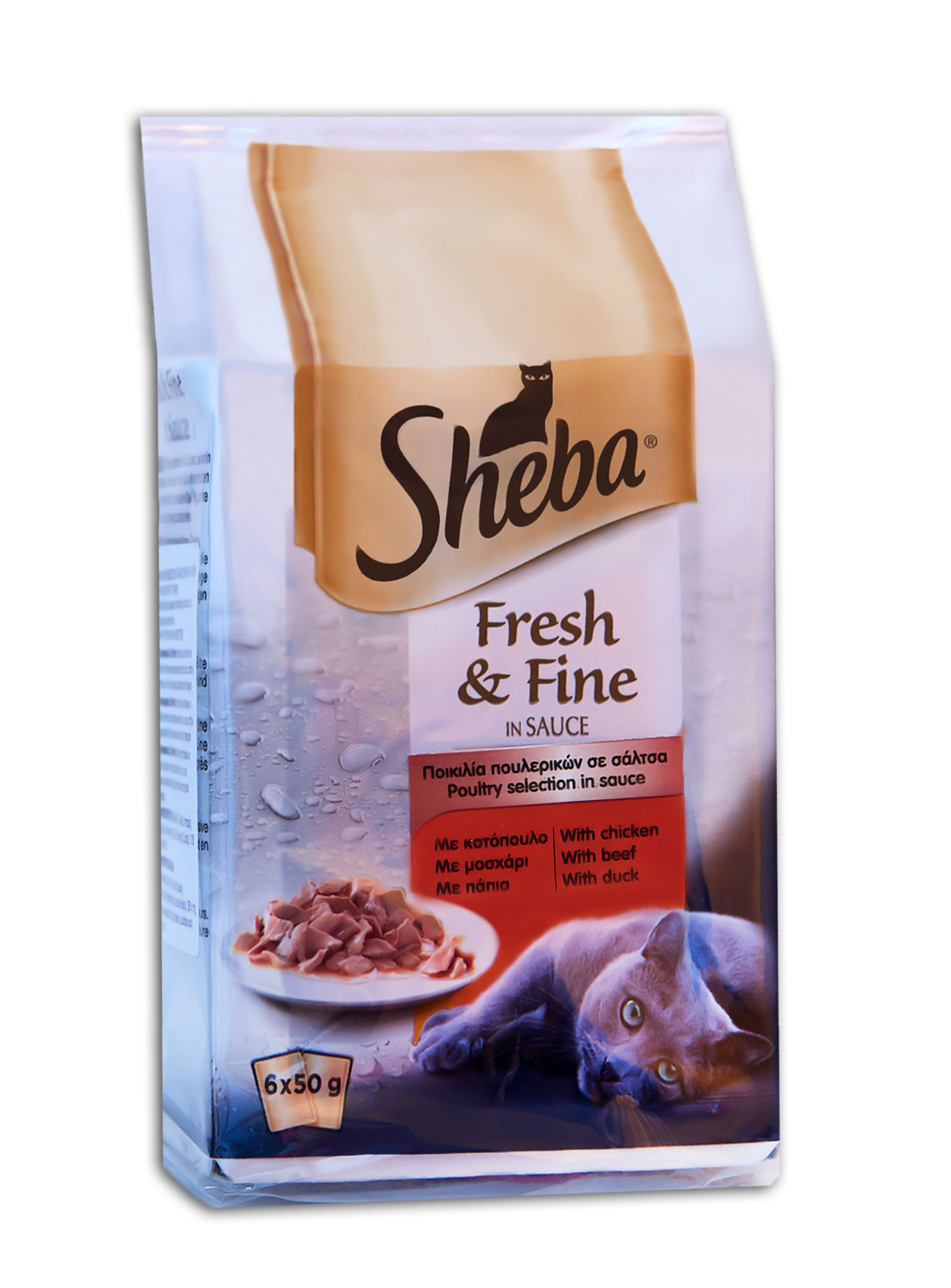 SHEBA FRESH & FINE POYLTRY SELECTION CAT FOOD 