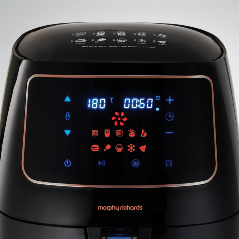 MORPHY RICHARDS 480005 ROSE GOLD DIGITAL HEALTH FRYER 1400W