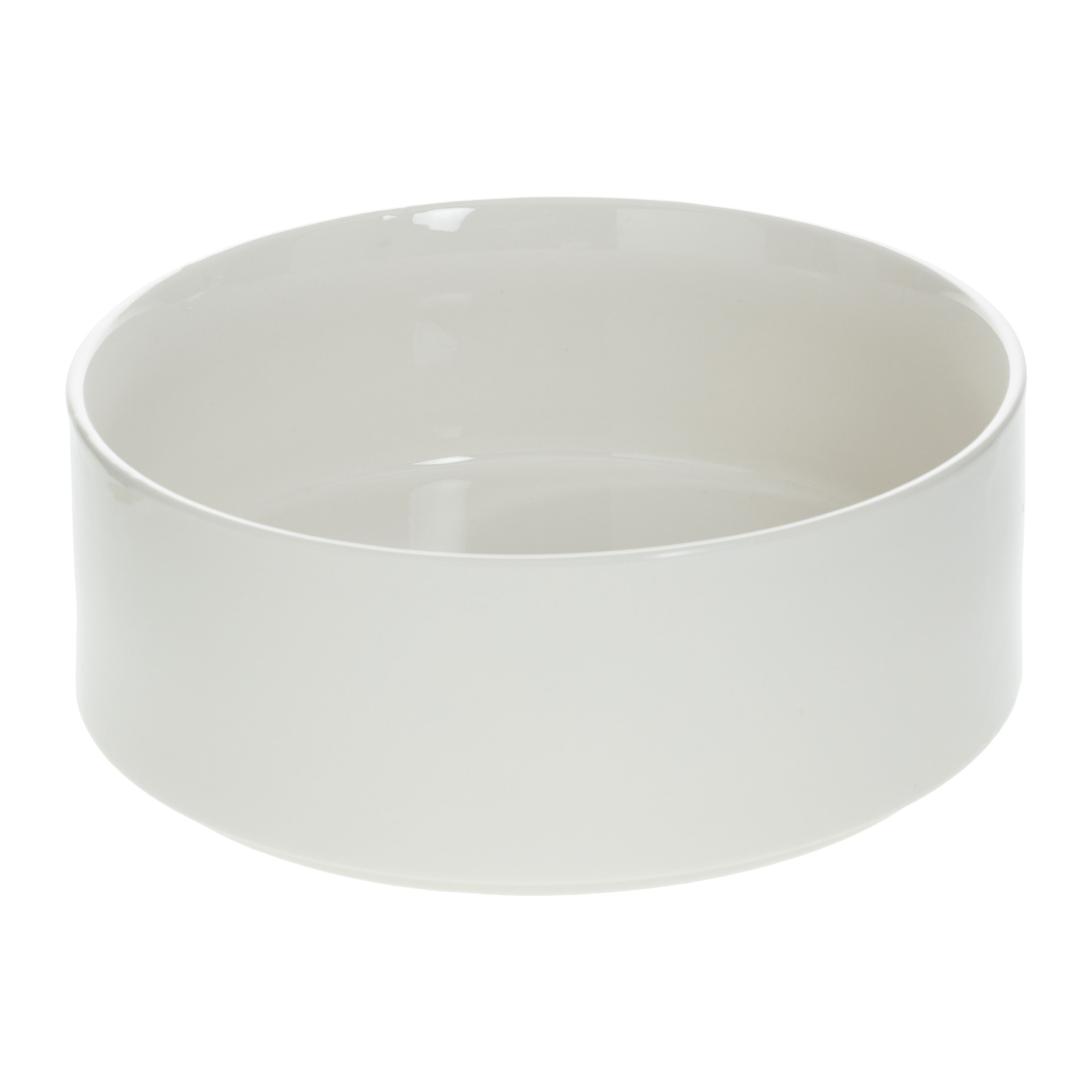 SECRET DE GOURMET WHITE BAMBOO SALAD BOWL D23CM