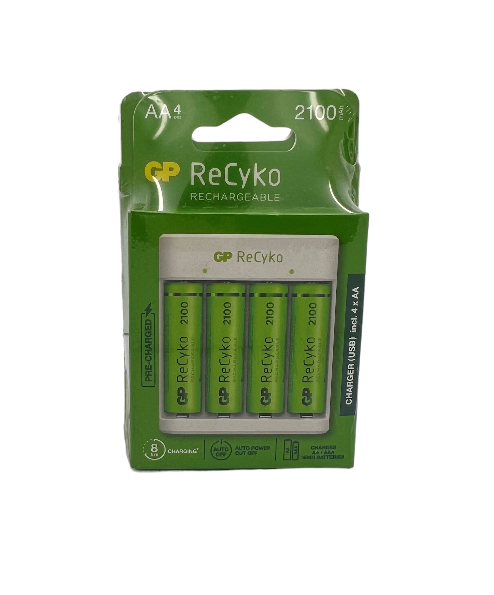 GP RECYKO BATTERIES 4 AA & 4 AAA