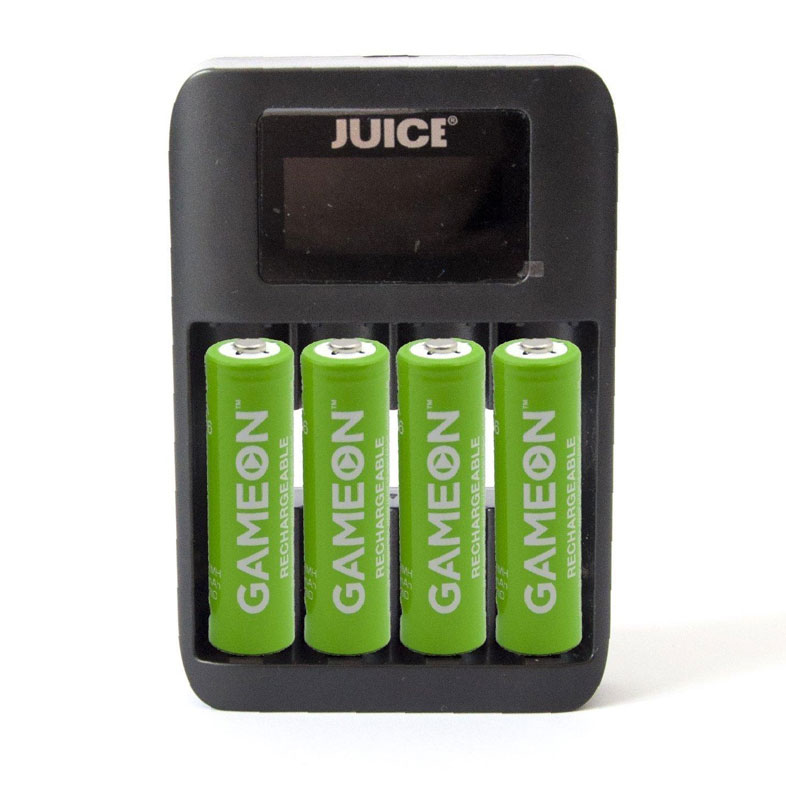 JUICE BATTERIES 6 AA 1.2V & 6 AAA & CHARGER