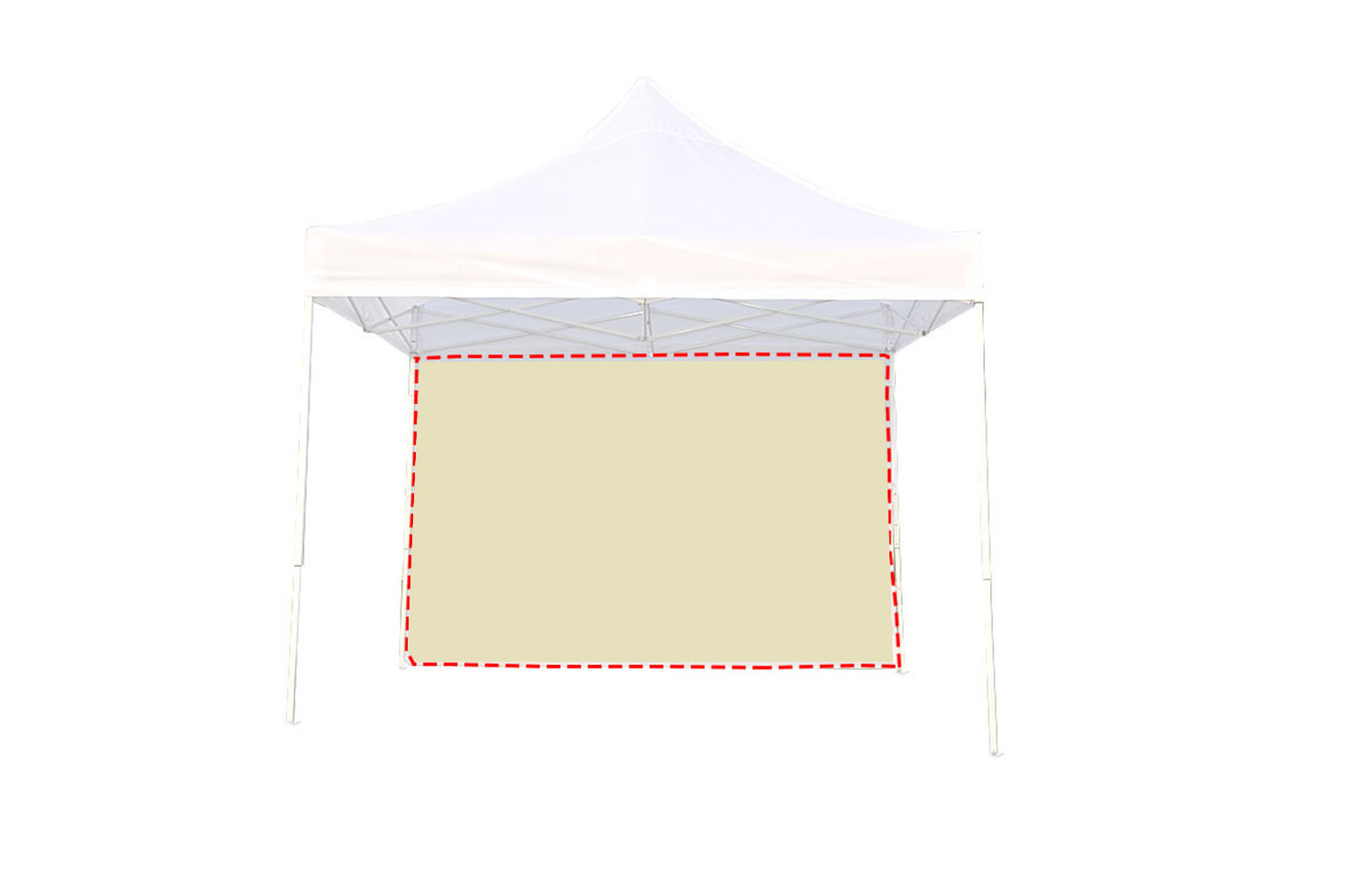 GRAND UP GAZEBO 2M EXTRA CURTAIN 210D BEIGE