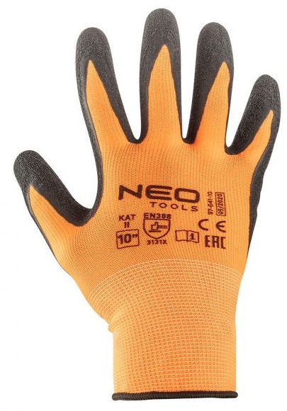 NEO LATEX WORKING GLOVES CE 10