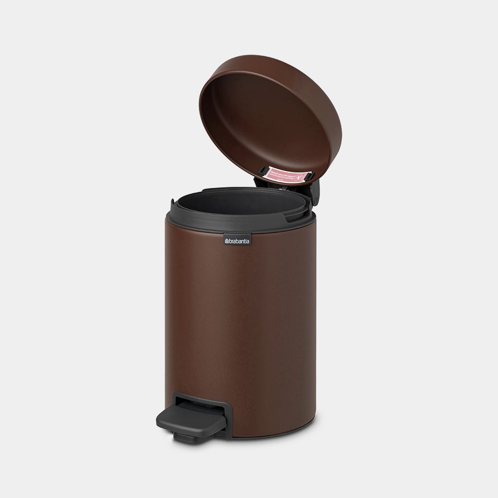 BRABANTIA PEDAL BIN 3L MINERAL COSY BROWN