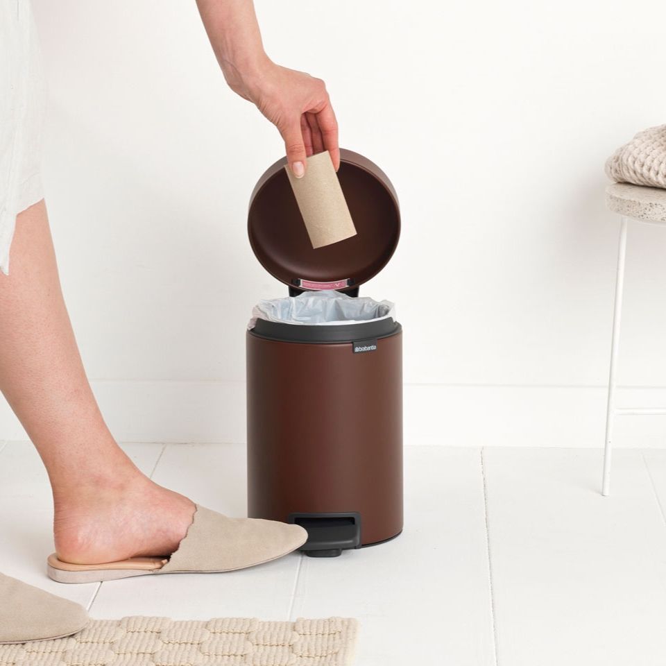 BRABANTIA PEDAL BIN 3L MINERAL COSY BROWN