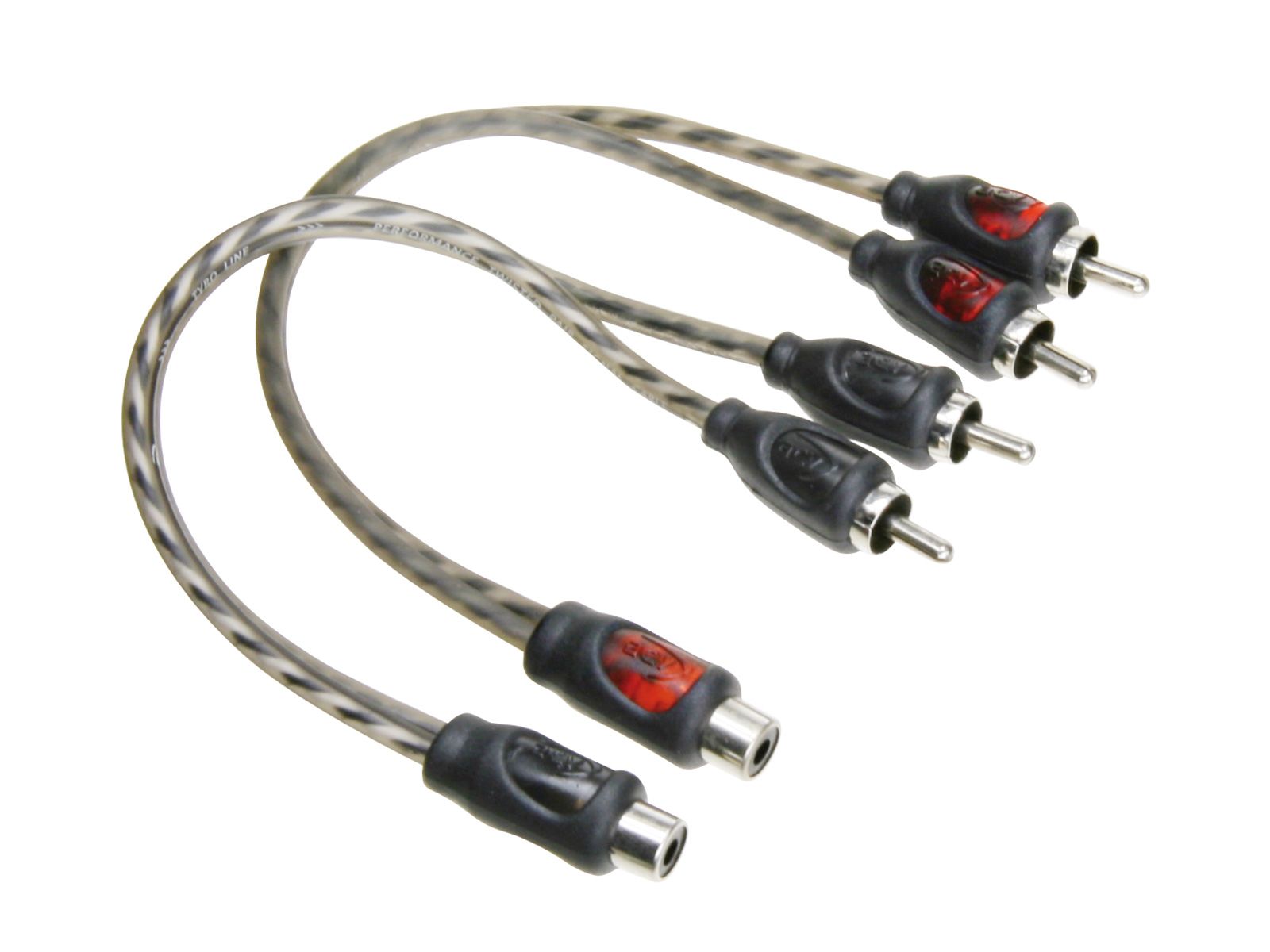 AUDIO CABLE 1 FEMALE/ 2 MALE 30CM 