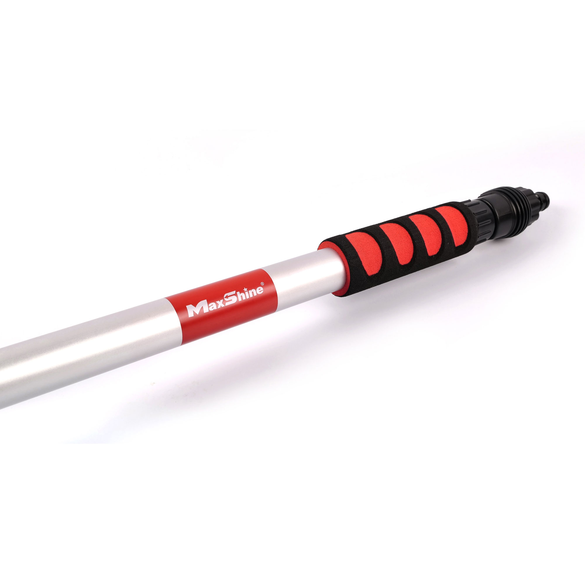 MAXSHINE FLOW-THRU WASH BRUSH 10 WITH 47''-94'' ALUMINIUM EXTENSION POLE & WATER SWITCH ON/OFF