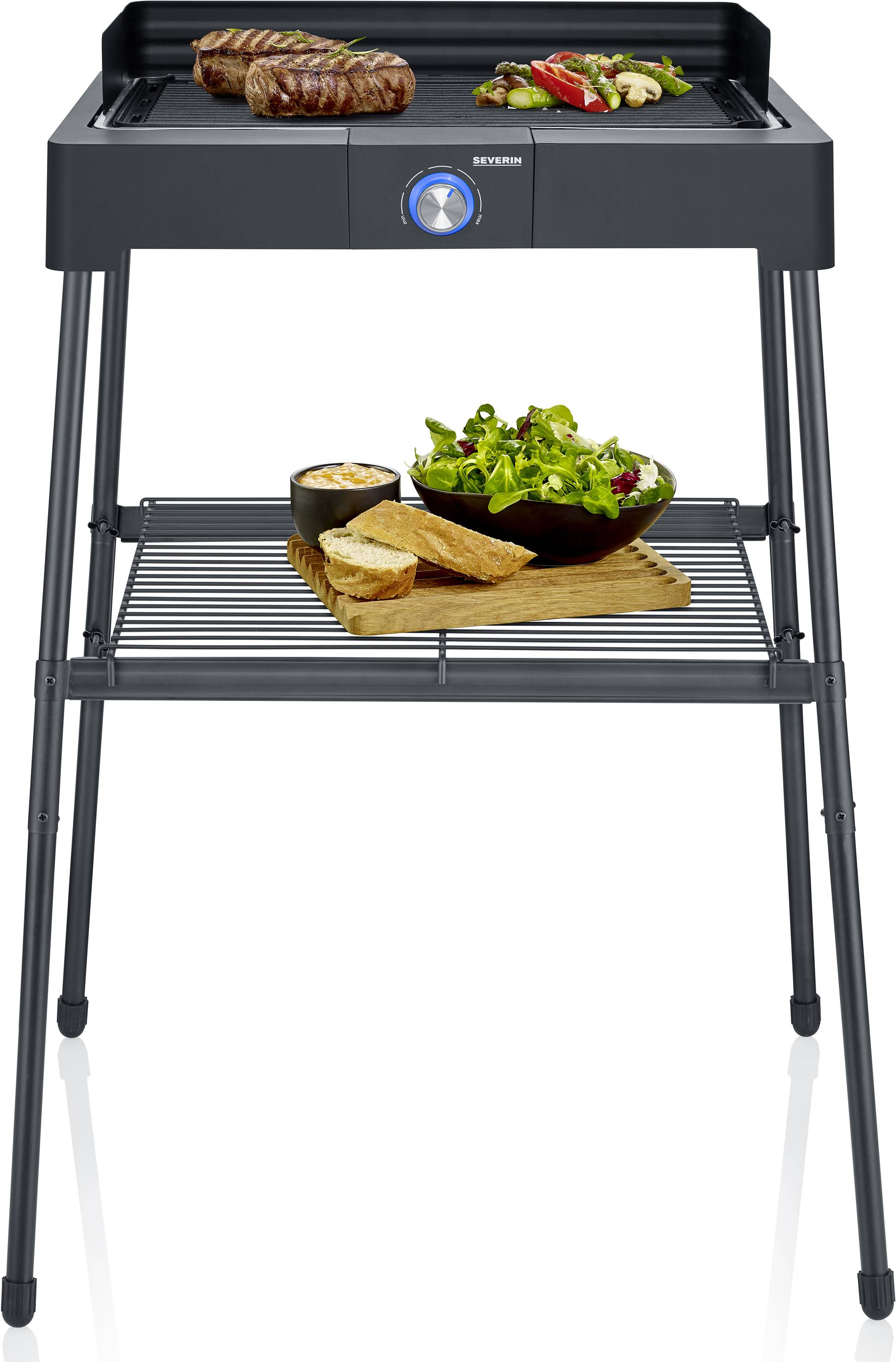 SEVERIN PG 8568 ELECTRIC STANDING GRILL WITH GRILL PLATE 2.2KW