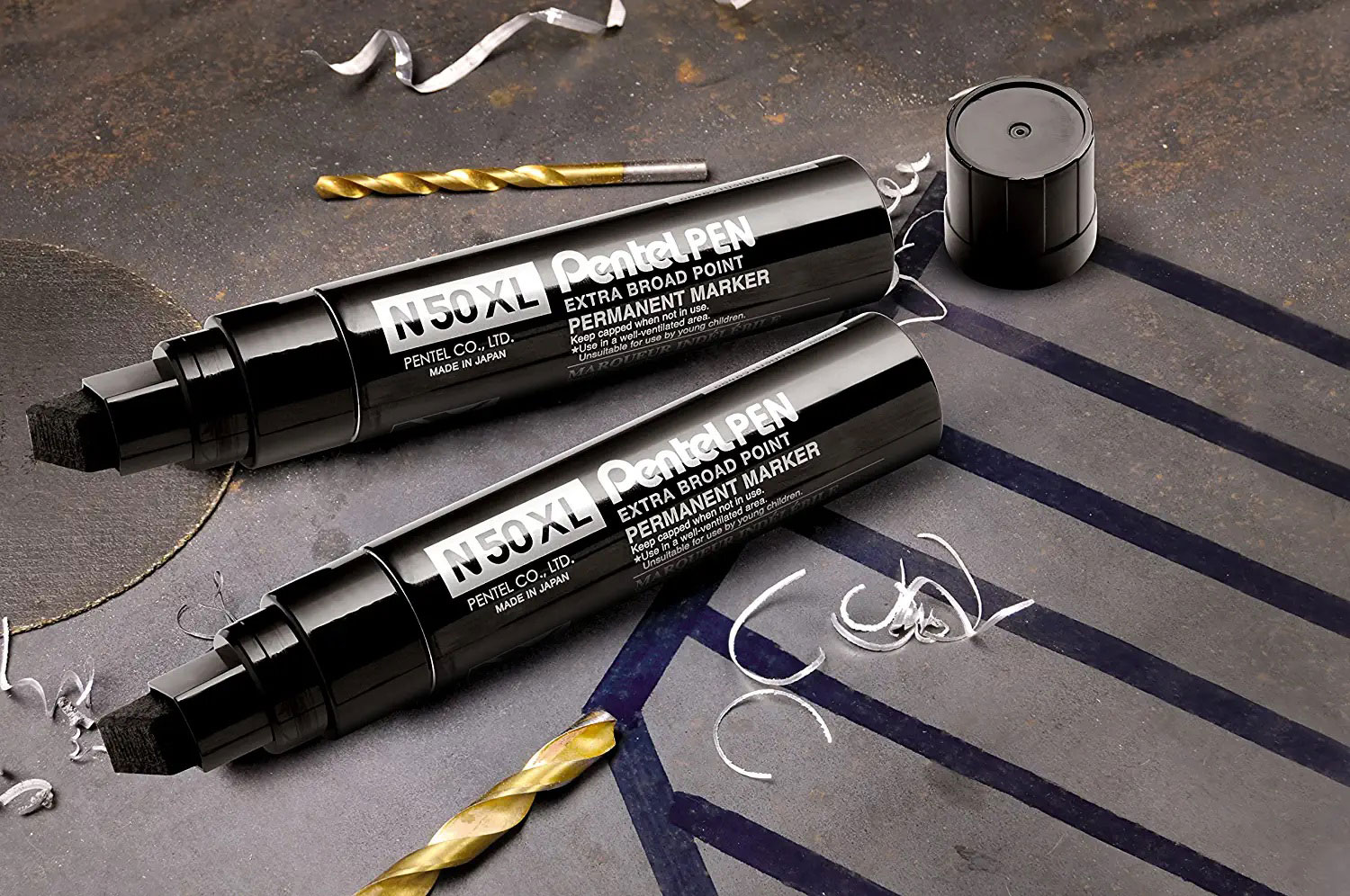 PENTOOLS PERMANENT MARKER 7-17 BLACK