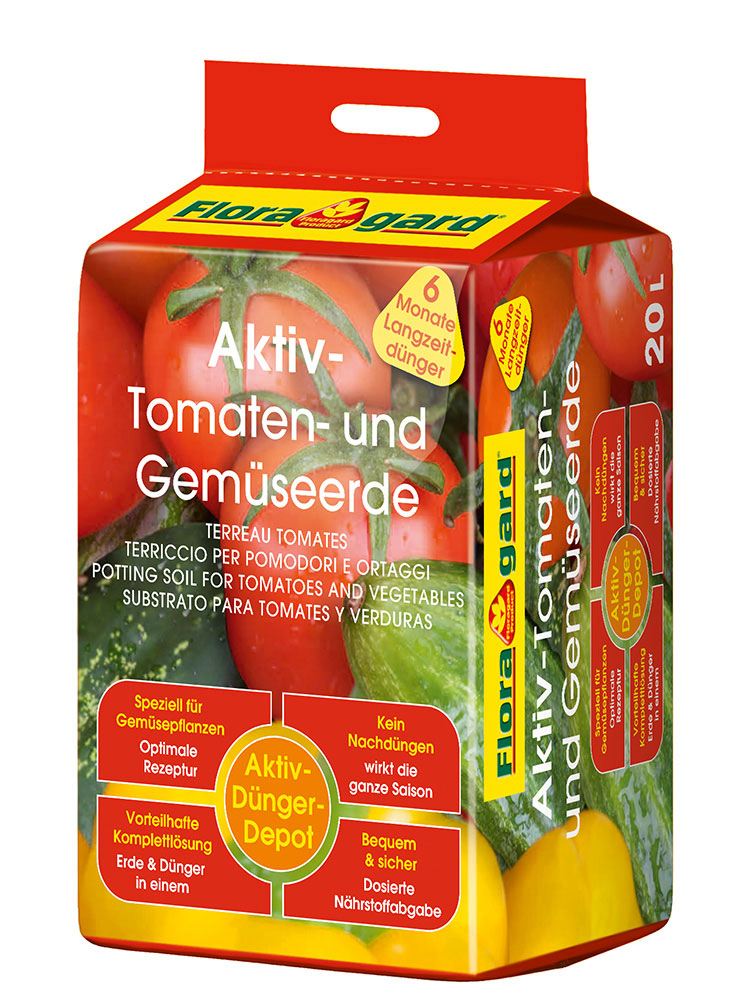 FLORAGARD TOMATOES & VEGETABLES SOIL 20L