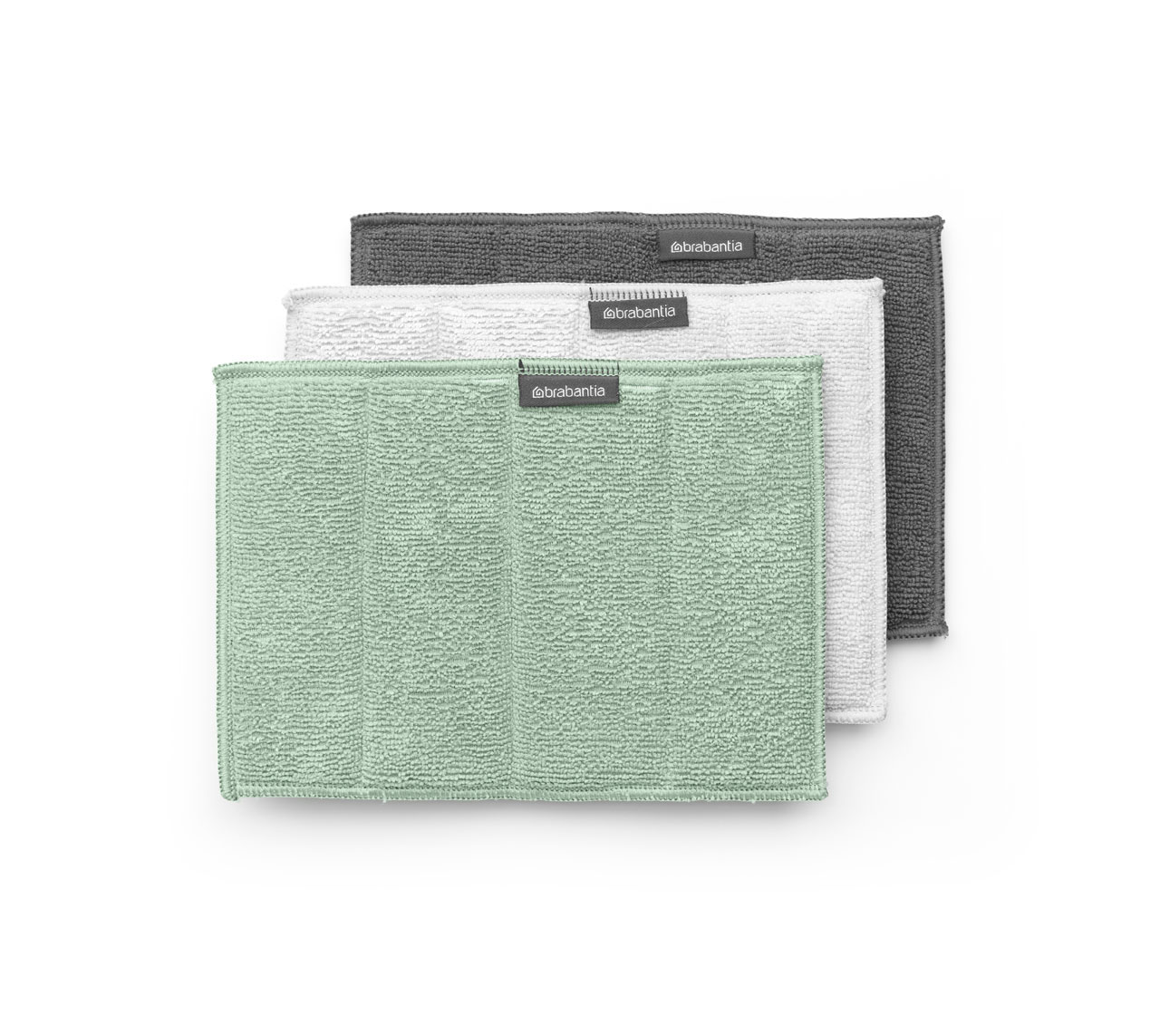 BRABANTIA MICROFIBRE CLEAN PADS 3PCS 16X22CM