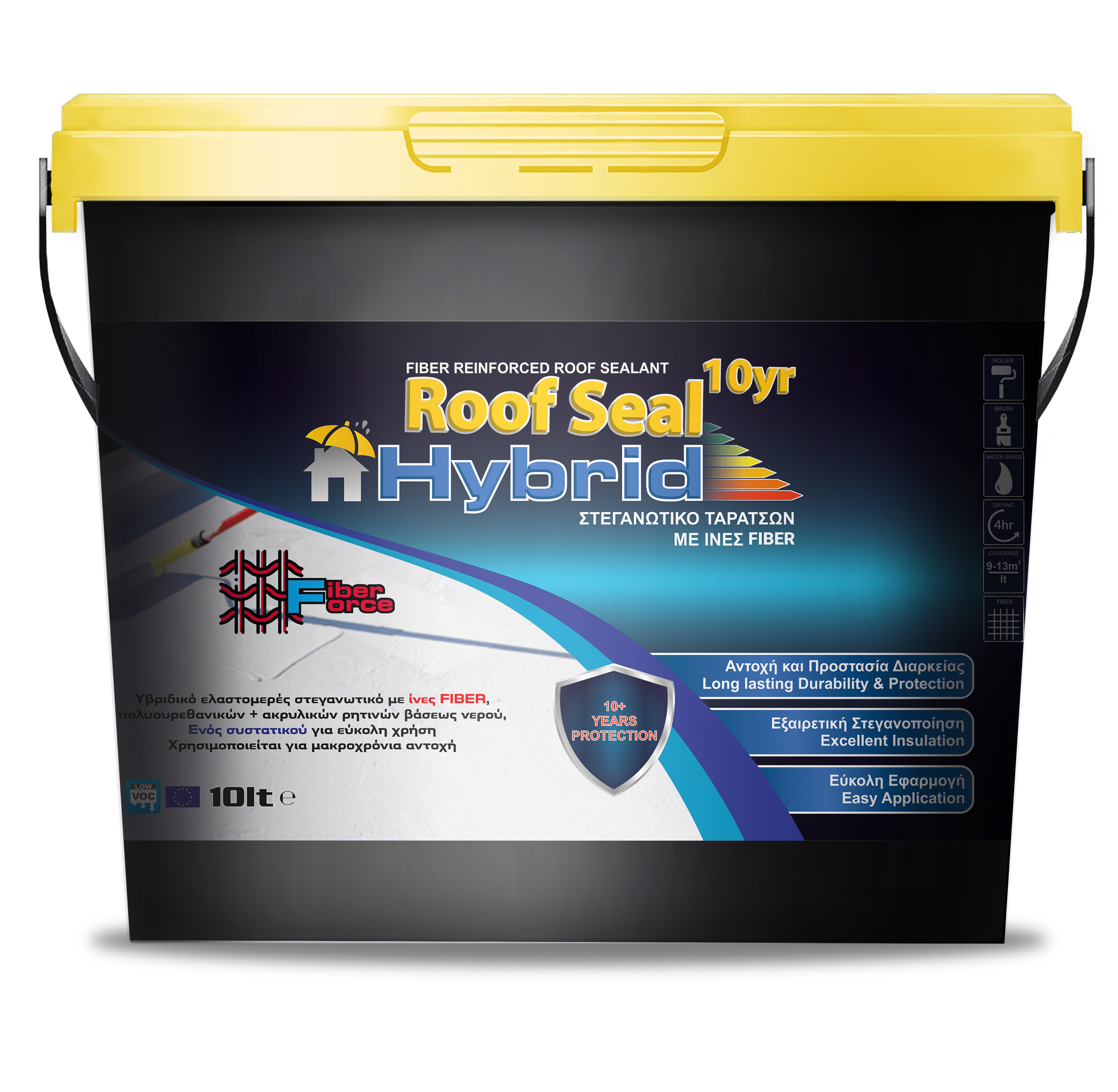 ROOF SEAL HYBRID 10 YEARS WHITE 10L