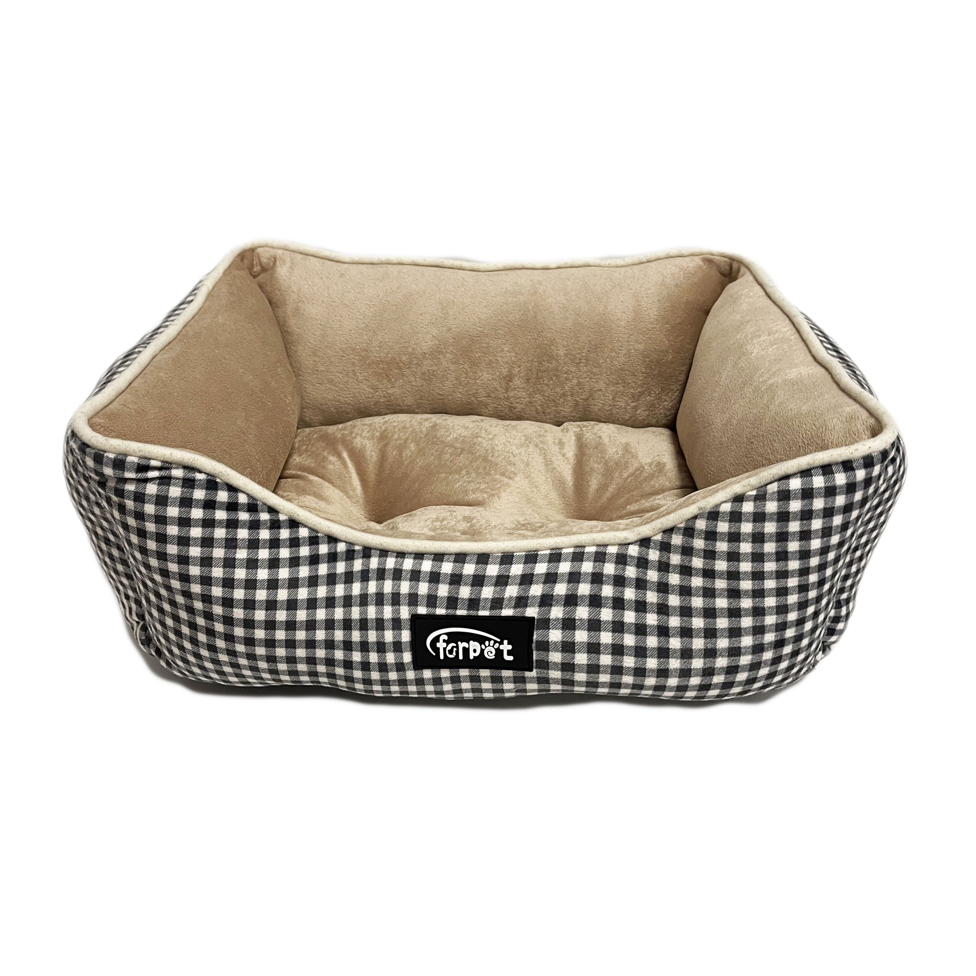 SHC DOG BED 50X40X18CM STRIPE