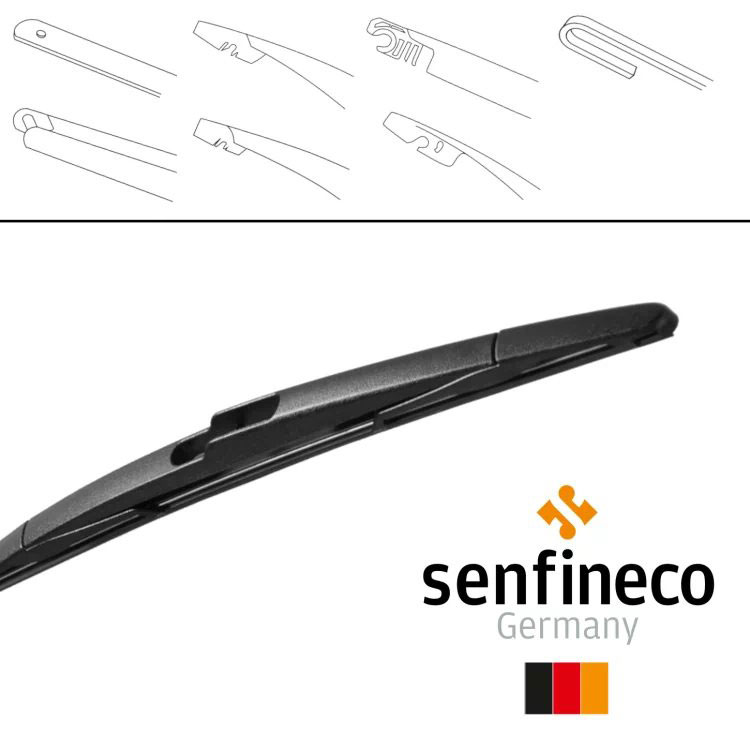 SENFINECO REAR PLASTIC MULTI WIPER BLADE (3951) X 275MM 11