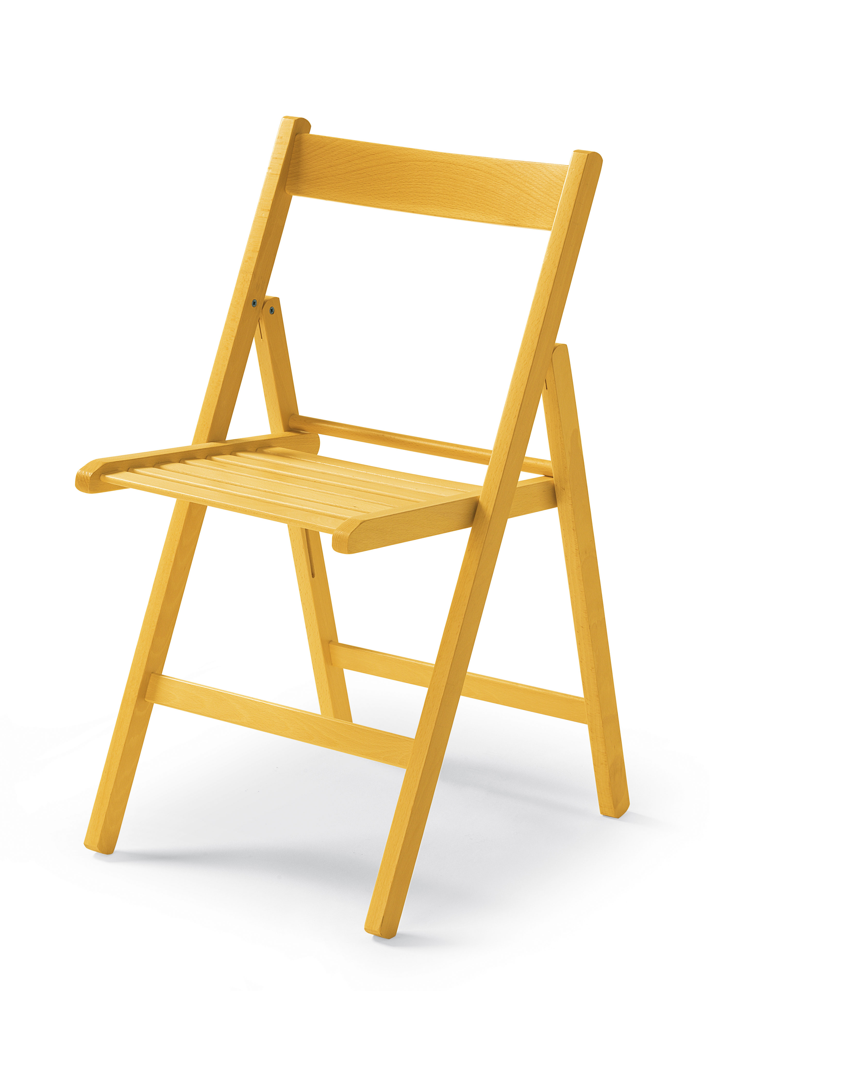 KIRA FOLDING CHAIR 42.5X47.5X79CM - YELLOW