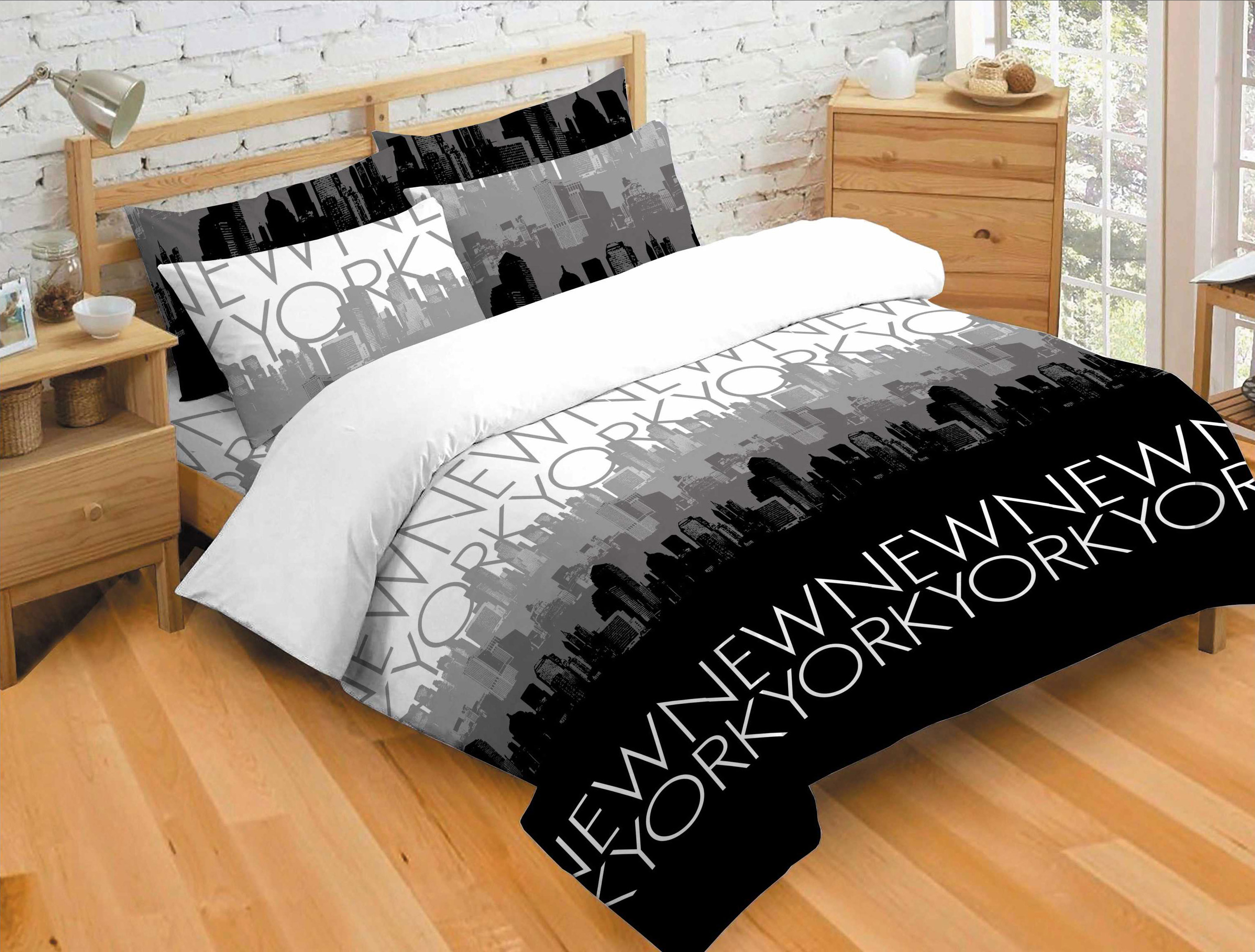 ELEGANCE DUVET COVER NEW YORK CITY 230X270CM