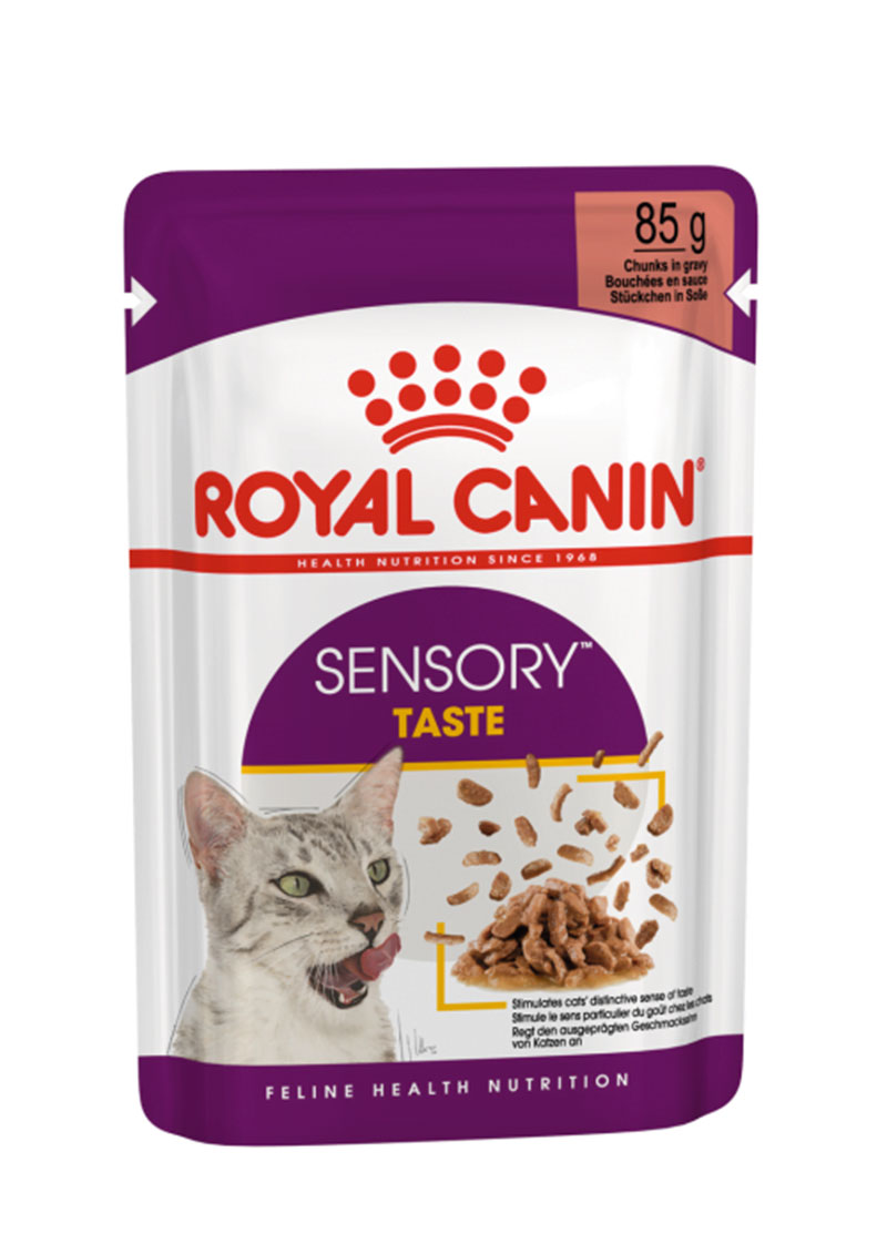 ROYAL CANIN ΤΡΟΦΗ ΓΙΑ ΓΑΤΕΣ SENSORY TASTE GRAVY POUCH 85G