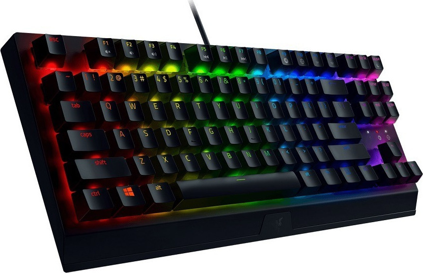 RAZER BLACKWIDOW V3 TENKEYLESS MECHANICAL GAMING KEYBOARD GREEN LAYOUT & SWITCHES