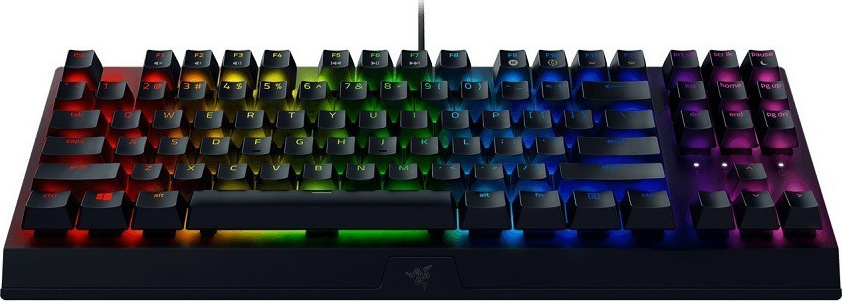 RAZER BLACKWIDOW V3 TENKEYLESS MECHANICAL GAMING KEYBOARD GREEN LAYOUT & SWITCHES