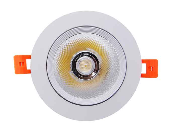 SUNLIGHT LED 7W RECESSED DEEP SPOT LIGHT WHITE 700LM 3CCT 36° IP20 Ø90xH32MM CUTOUT: Ø75MM