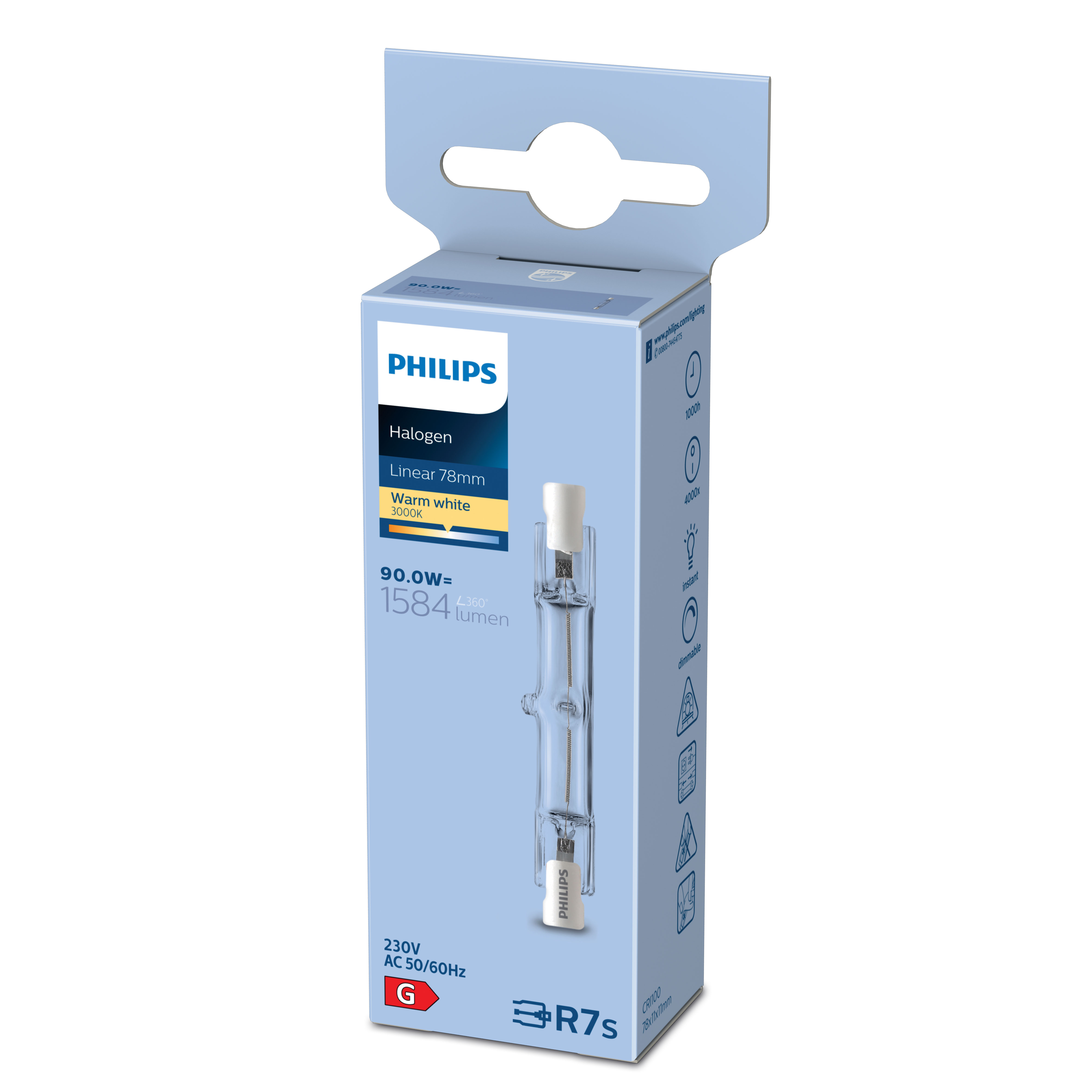 PHILIPS HALO LINEAR 90.0W R7S 78MM