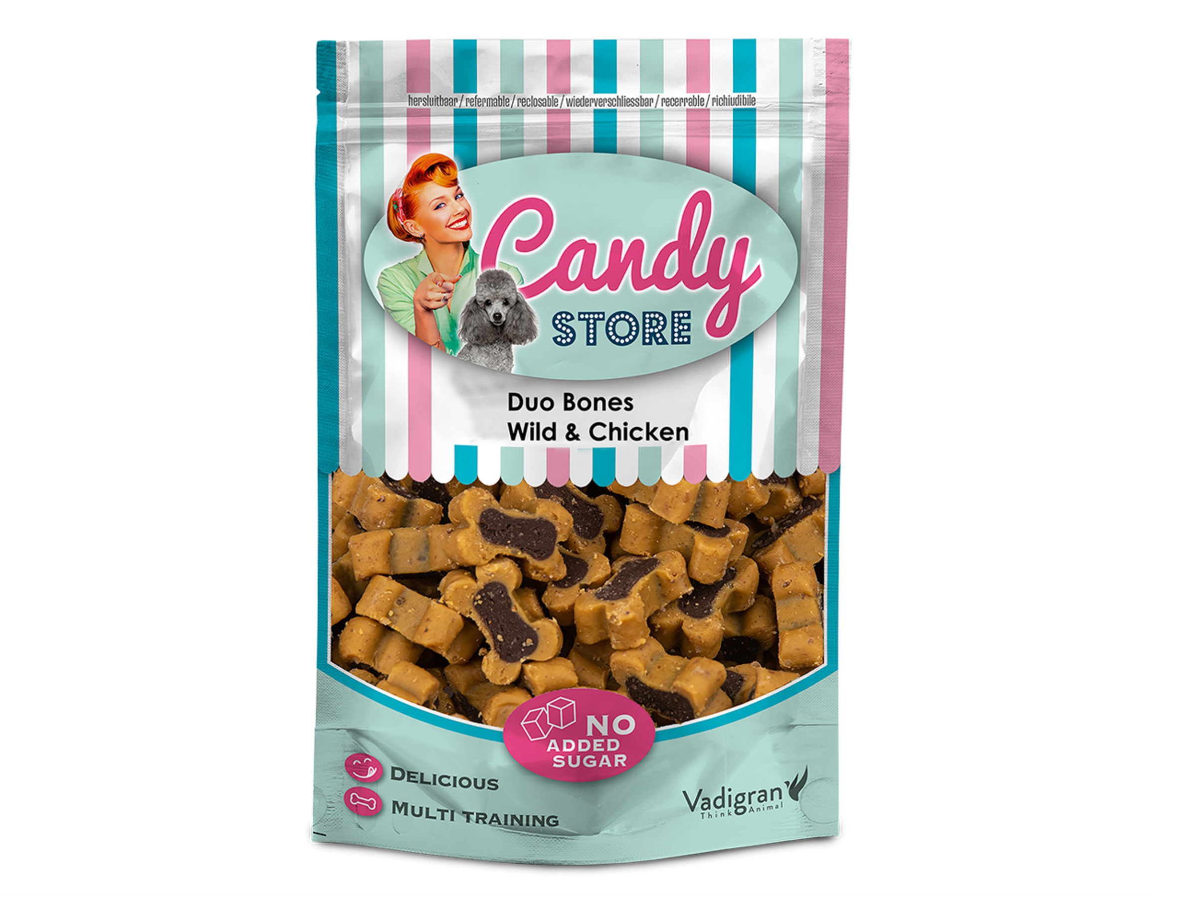 VADIGRAN CANDY 2 BONES GAME MEAT & CHICKEN 180GR