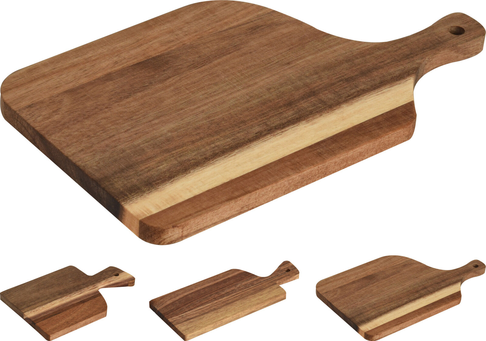 CUTTING BOARD ACACIA WOOD 3 ASSORTED DESIGNS