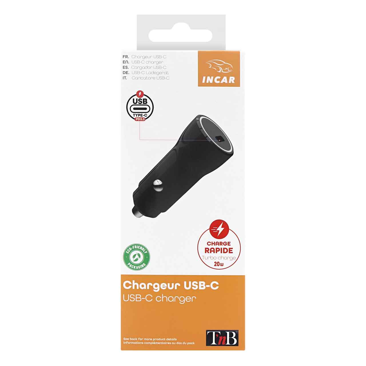 TNB CACPD 20W USB-C ΦΟΡΤΙΣΤΗΣ ΑΥΤΟΚΙΝΗΤΟΥ