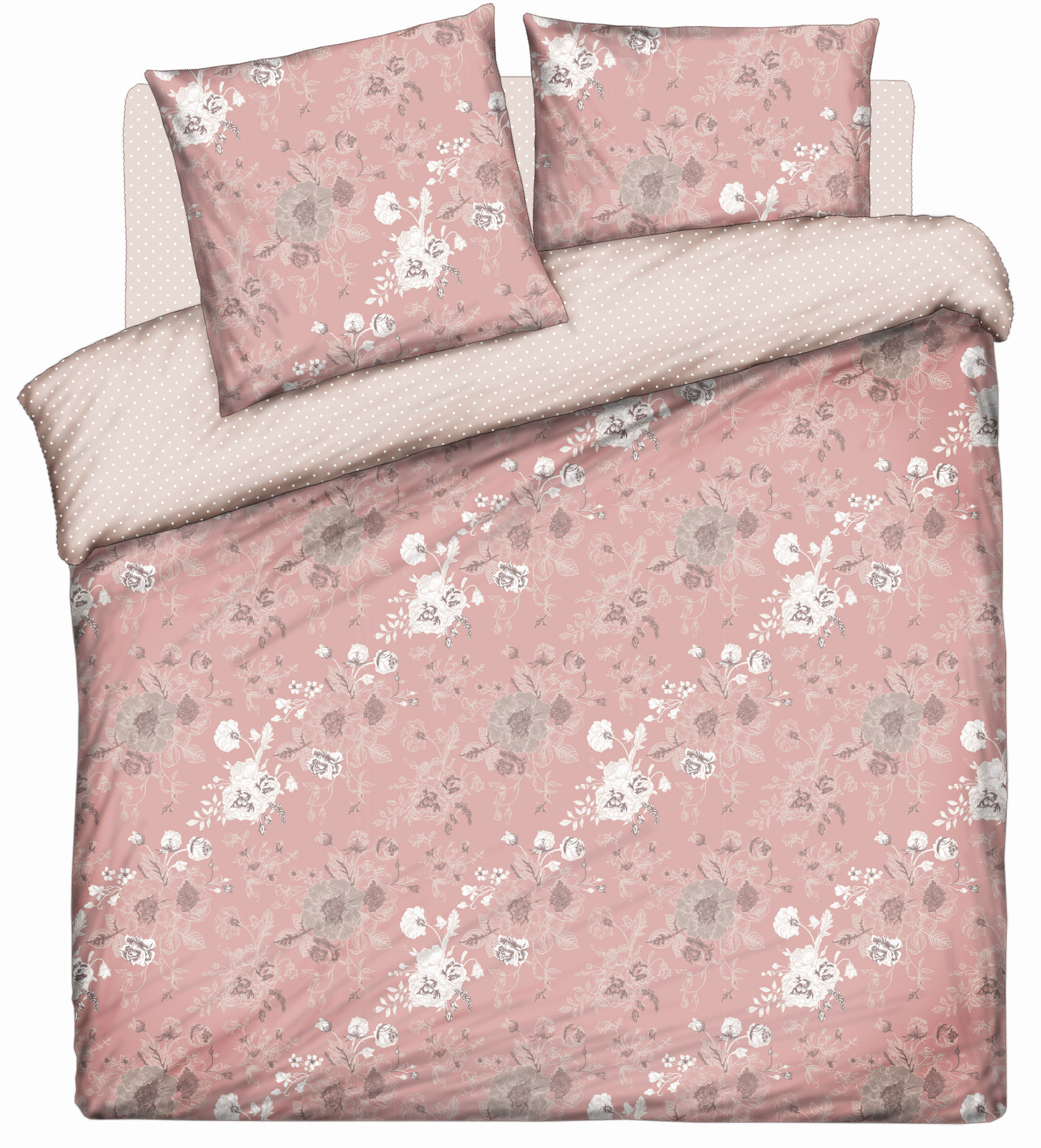 QUILT COVER SET 220X240CM VILLAGIO ROSSE