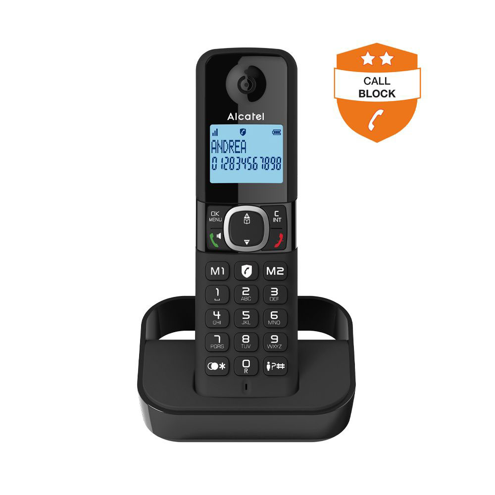 ALCATEL F860 CE TELEPHONE BLACK