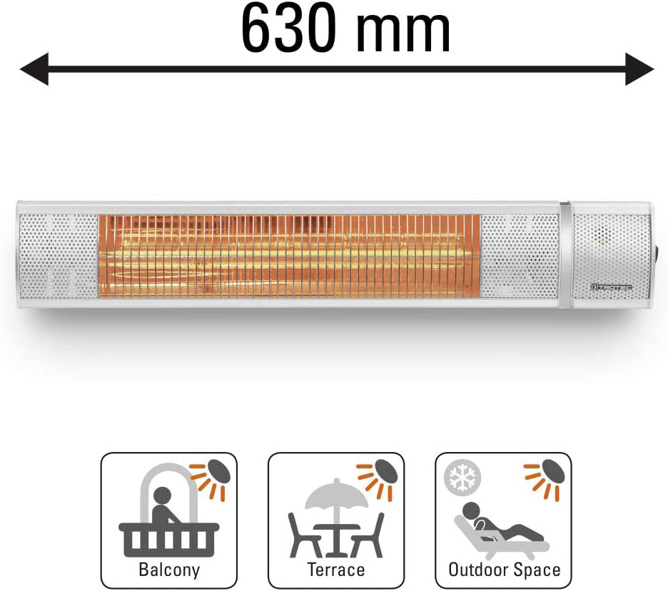 TROTEC IR-2050 ΘΕΡΜΑΝΤΗΡΑΣ ΥΠΕΡΘΥΡΩΝ ΧΑΛΑΖΙΑ IP65 ΕΞΩΤΕΡΙΚΟΥ ΧΩΡΟΥ 2000W