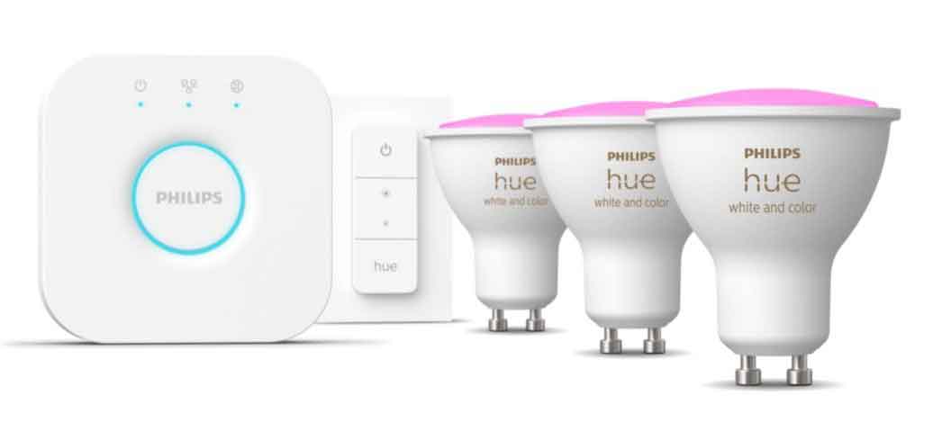 PHILIPS HUE SMART ΛΑΜΠΕΣ ΓΙΑ ΝΤΟΥΙ 3ΤΜΧ