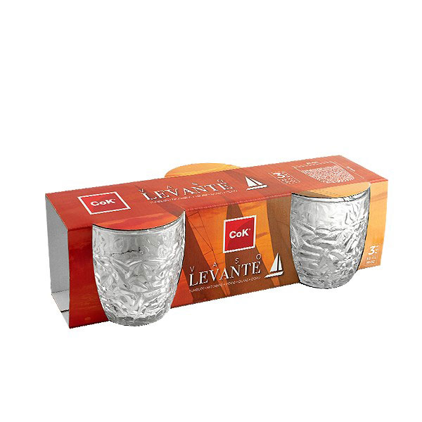 COK TUMBLER LEVANTE 330ML K12 SET 3PCS