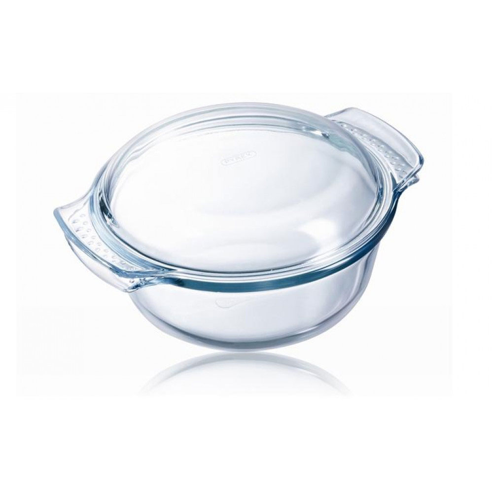 PYREX ESSENTIALS ΣΤΡΟΓΓΥΛΗ ΚΑΤΣΑΡΟΛΑ ΜΕ ΚΑΠΑΚΙ 3L 27X23X11CM