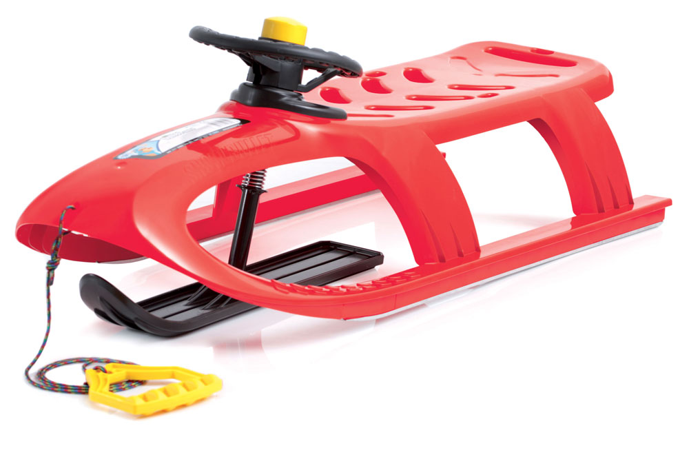 SNOW SLEDGE BULLET CONTROL RED