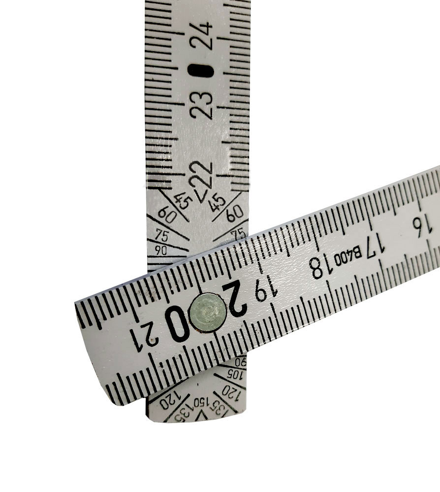 SHC WOODEN FOLDING RULER 2M