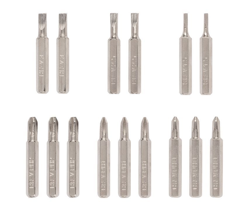 POWERPLUS POWX00416 PRECISION SCREWDRIVER 4V WITH 15 ACCESSORIES