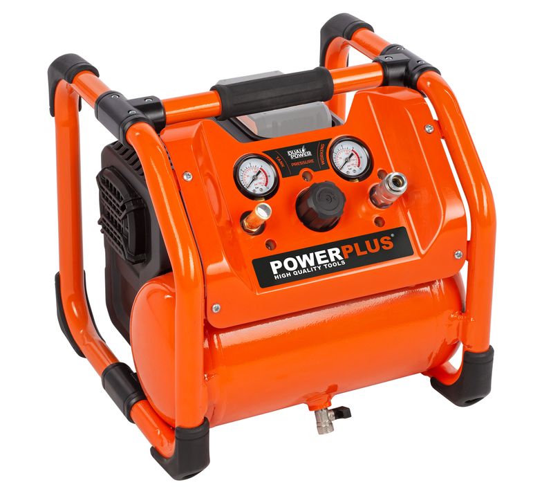 POWERPLUS POWDP7070 AIR COMPRESSOR 40V/5LTR/8 BAR SOLO NO BATTERY INCLUDED