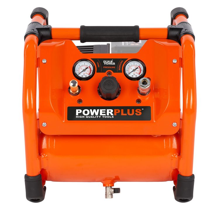 POWERPLUS POWDP7070 AIR COMPRESSOR 40V/5LTR/8 BAR SOLO NO BATTERY INCLUDED